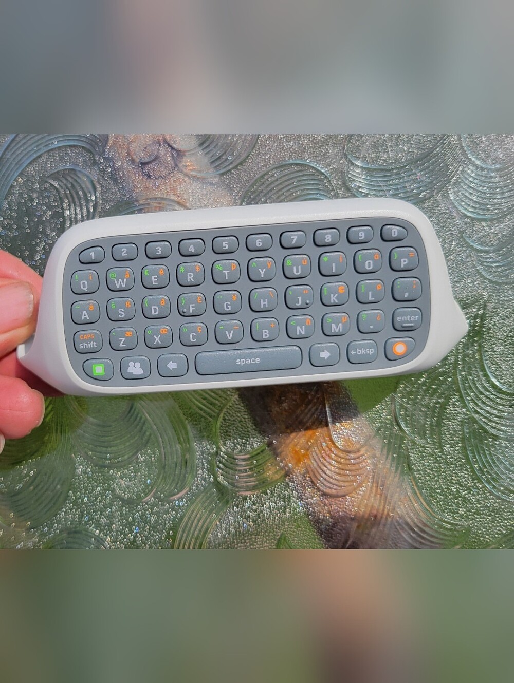 Microsoft Xbox 360 Chatpad White Keyboard